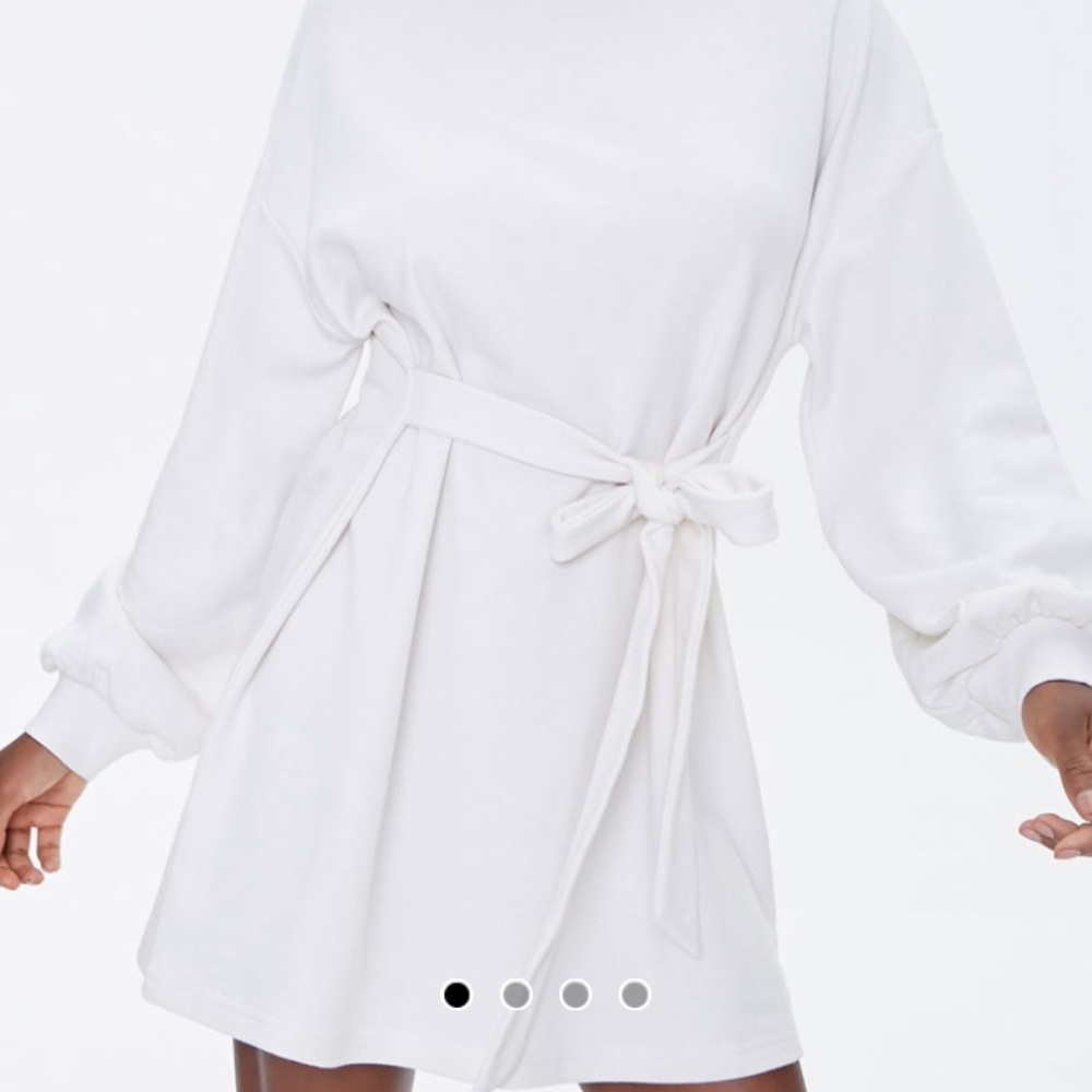 Terry cloth tie dress